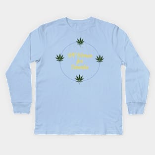 WV Women for Cannabis Logo3 Kids Long Sleeve T-Shirt